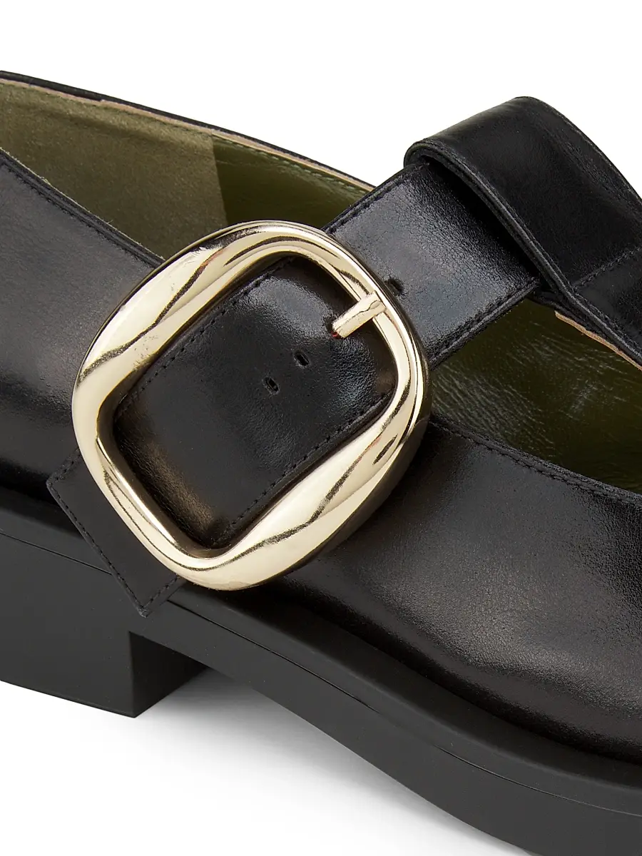 Maria Luca Women's Nora Leather Mary Janes | Thumbnail 6
