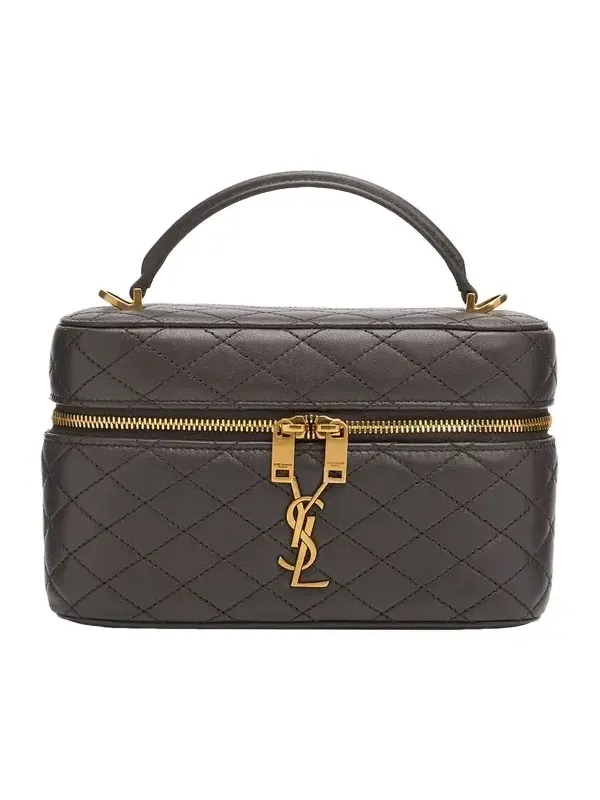 Gaby Vanity Quilted Leather Bag