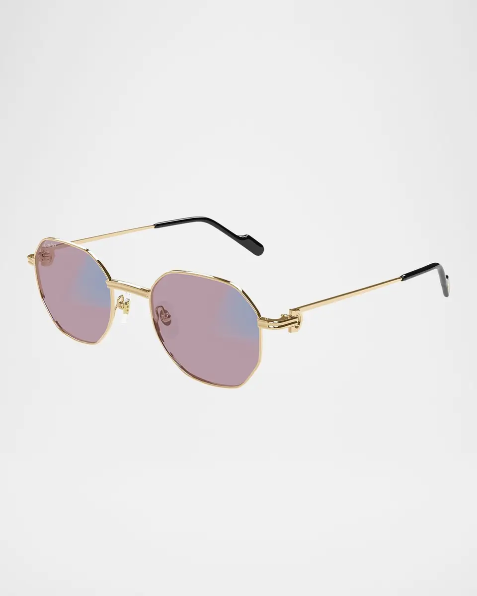 Cartier Round Photochromic Metal Sunglasses | Thumbnail 2 Cartier Round Photochromic Metal Sunglasses | Thumbnail 2