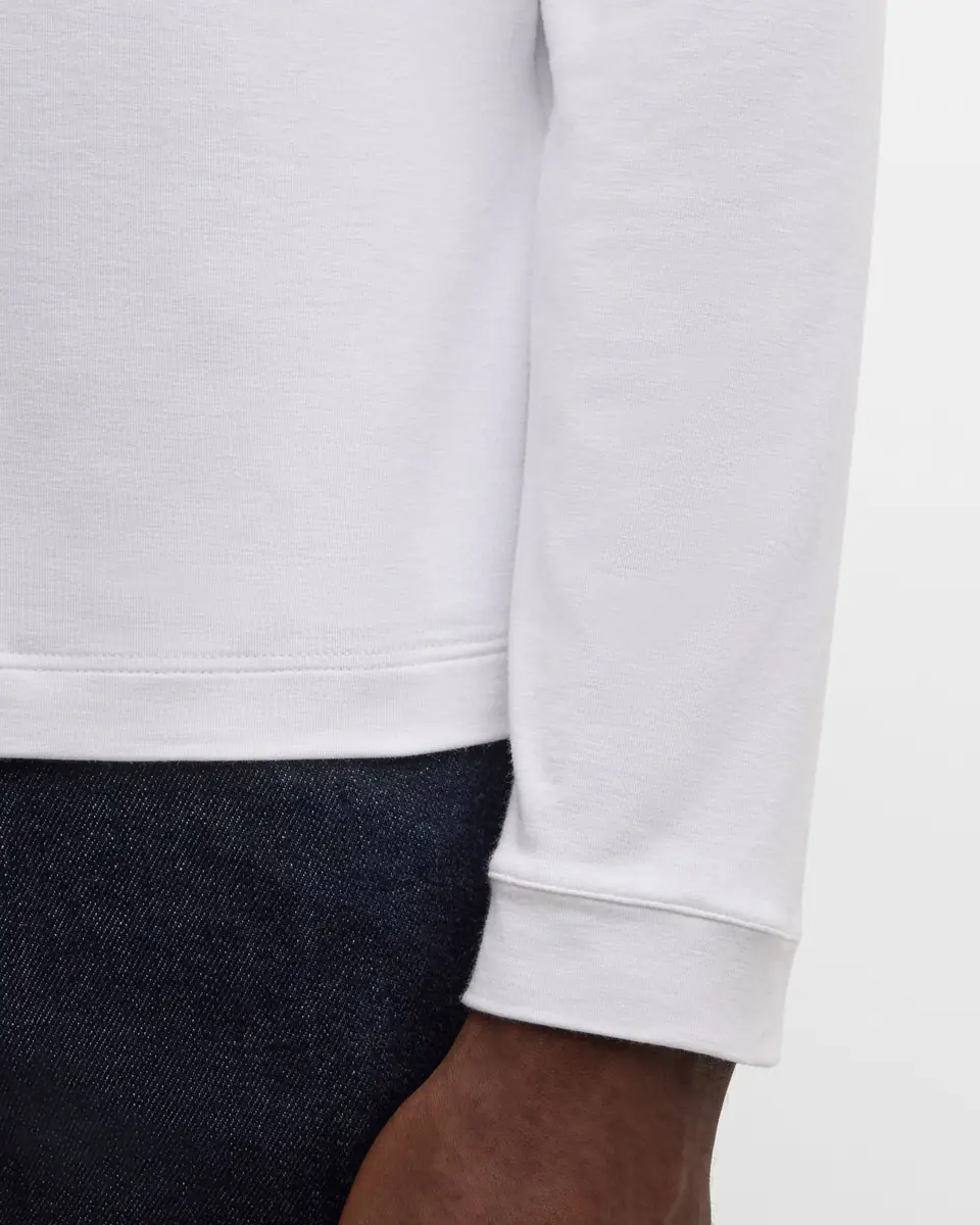 Giorgio Armani Men's Solid Cotton T-Shirt | Thumbnail 5