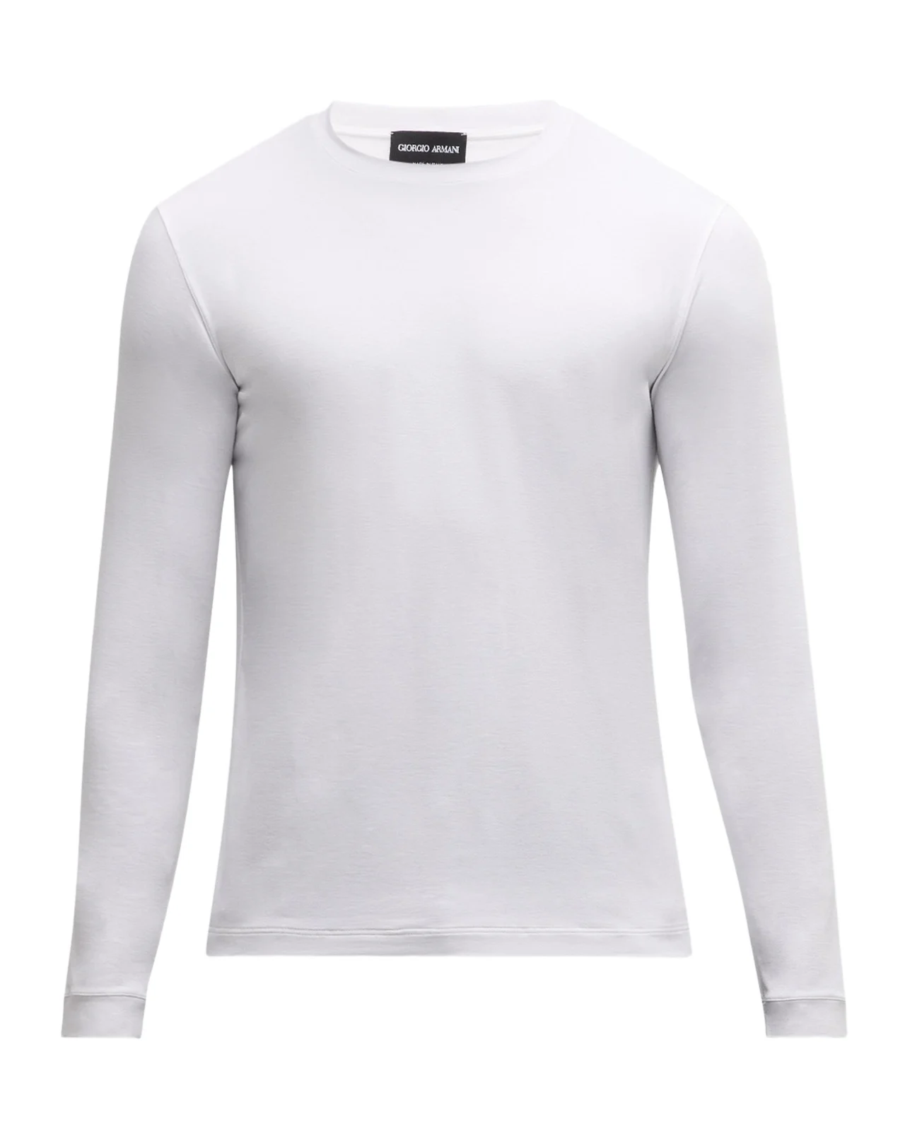 Giorgio Armani Men's Solid Cotton T-Shirt