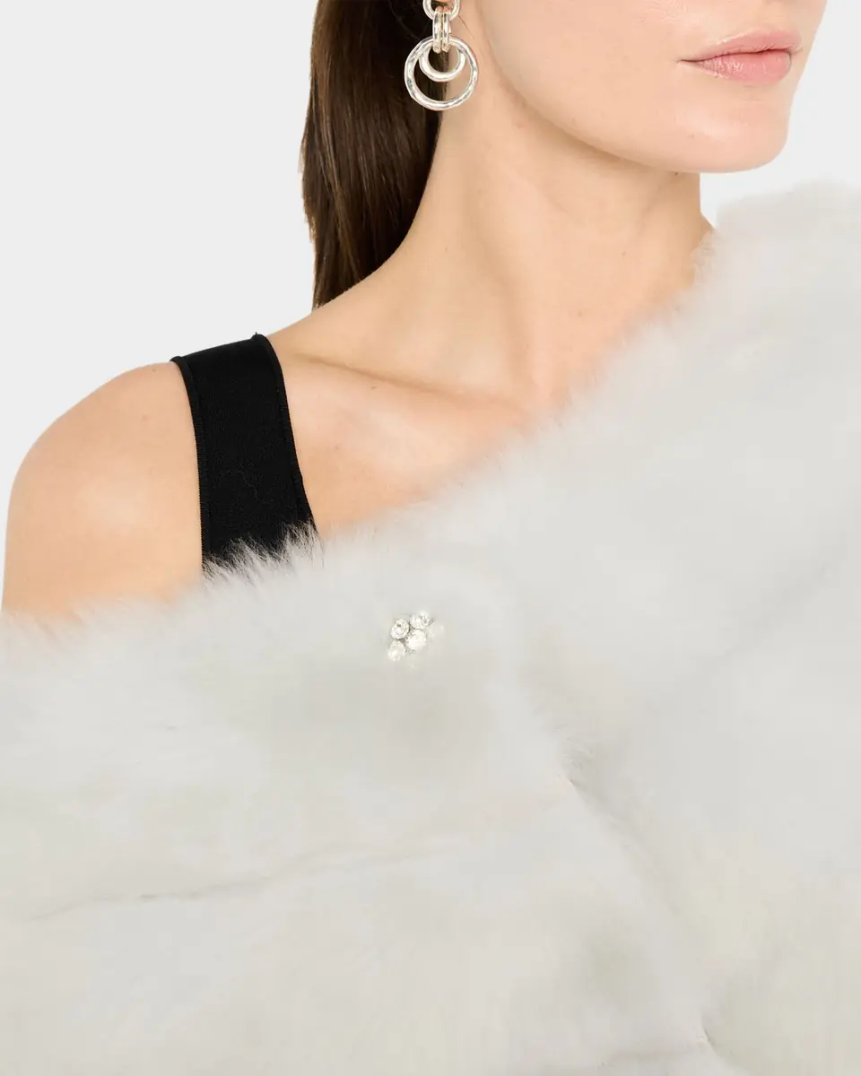 Gorski Reversible Merinillo Shearling Lamb Cape | Thumbnail 5 Gorski Reversible Merinillo Shearling Lamb Cape | Thumbnail 5