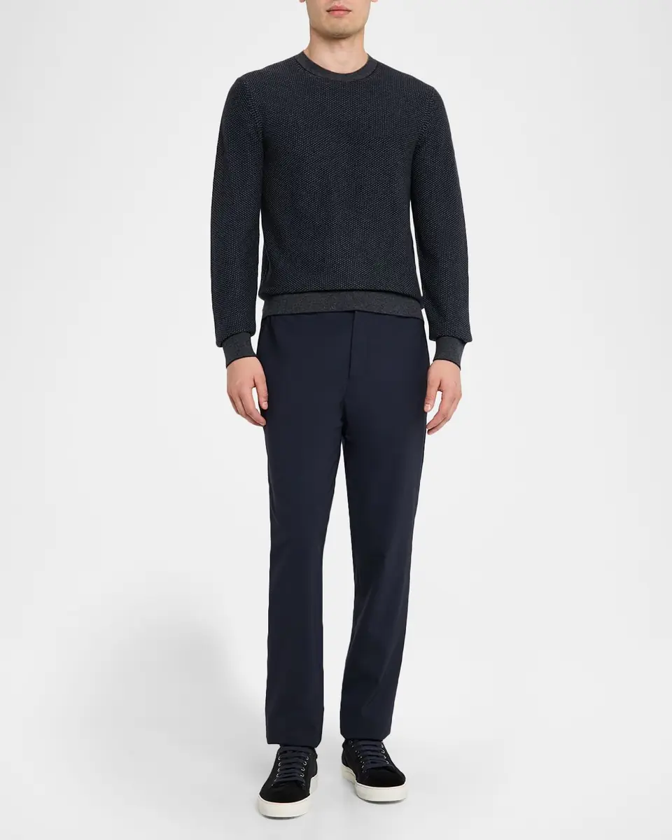 Vince Men's Geometric Jacquard Sweater | Thumbnail 2 Vince Men's Geometric Jacquard Sweater | Thumbnail 2