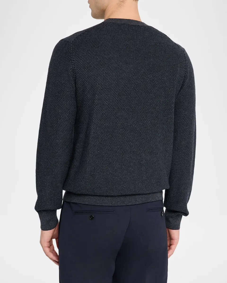 Vince Men's Geometric Jacquard Sweater | Thumbnail 3 Vince Men's Geometric Jacquard Sweater | Thumbnail 3