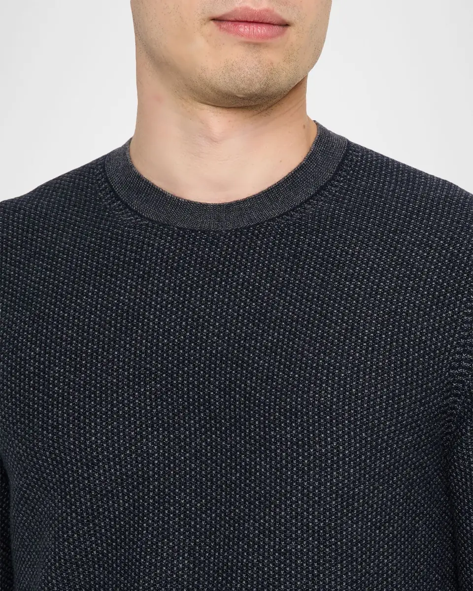 Vince Men's Geometric Jacquard Sweater | Thumbnail 5 Vince Men's Geometric Jacquard Sweater | Thumbnail 5