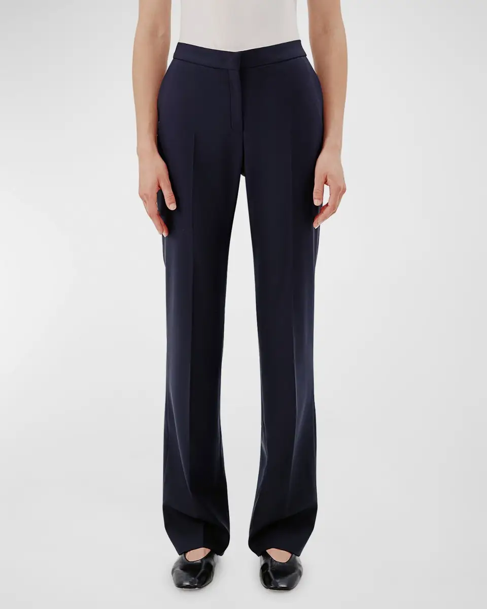 Another Tomorrow Merino Wool Classic Trousers | Thumbnail 4 Another Tomorrow Merino Wool Classic Trousers | Thumbnail 4