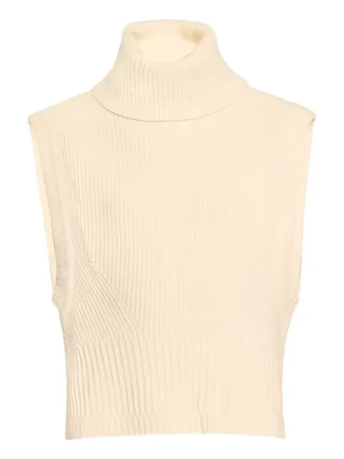 Maple Wool & Cashmere Sleeveless Turtleneck Top Maple Wool & Cashmere Sleeveless Turtleneck Top
