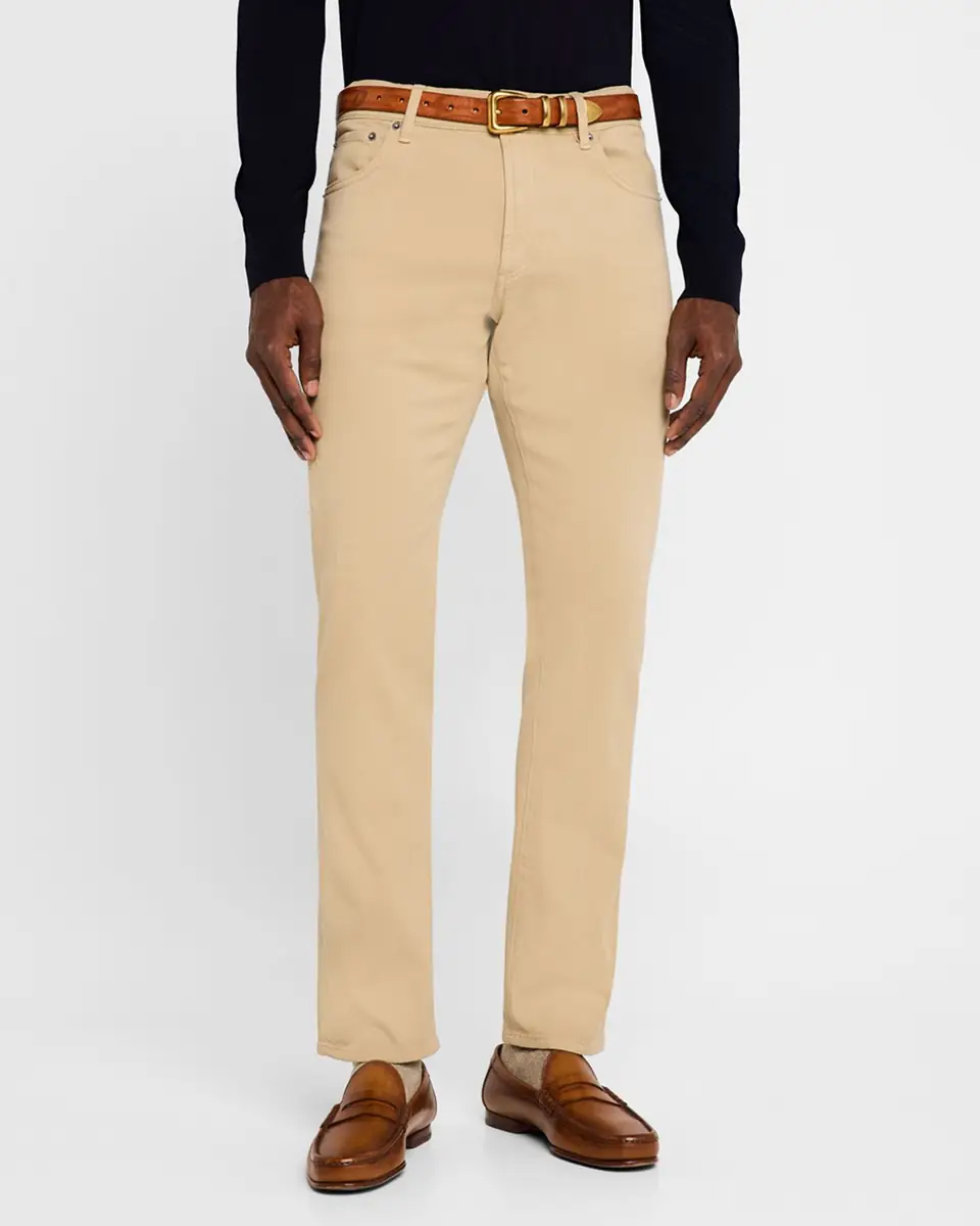 Ralph Lauren Purple Label Men's Slim Fit Stretch Twill Pants | Thumbnail 3 Ralph Lauren Purple Label Men's Slim Fit Stretch Twill Pants | Thumbnail 3