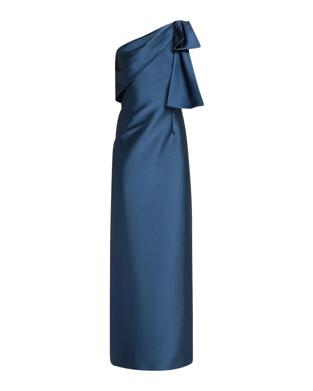 SACHIN & BABI Bonne One-Shoulder Bow Column Gown