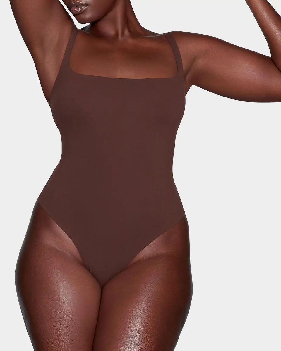 Skims Fits Everybody Square-Neck Bodysuit | Thumbnail 2 Skims Fits Everybody Square-Neck Bodysuit | Thumbnail 2