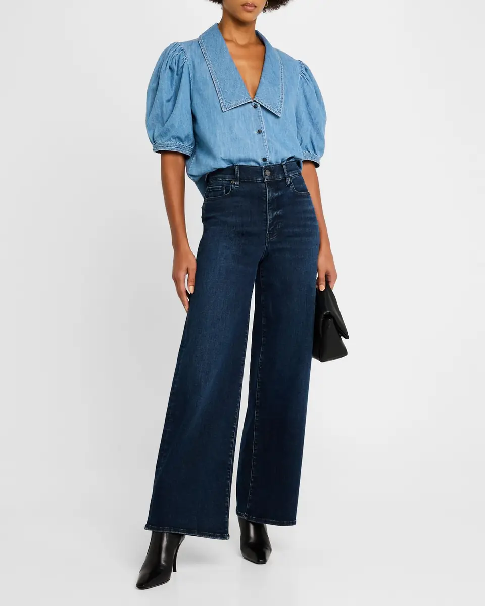 Frame Le Slim Palazzo Jeans | Thumbnail 2 Frame Le Slim Palazzo Jeans | Thumbnail 2