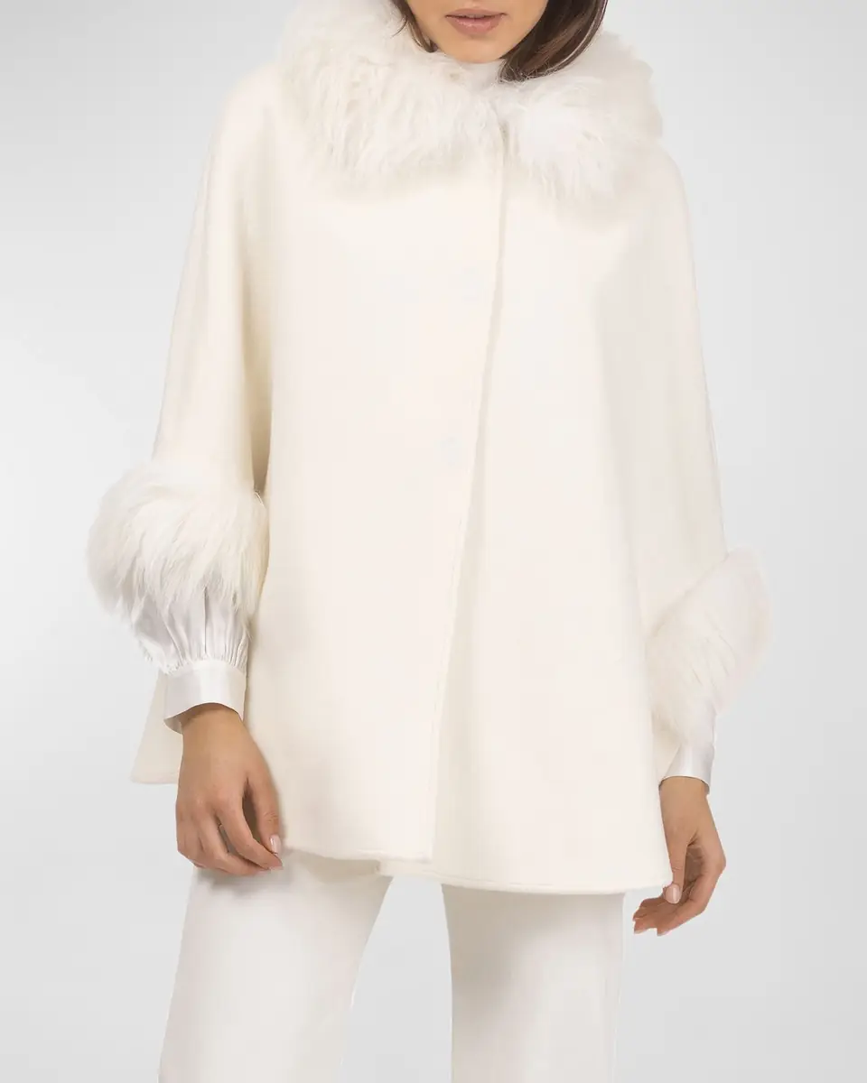 Gorski Select Wool & Lamb Cape | Thumbnail 2
