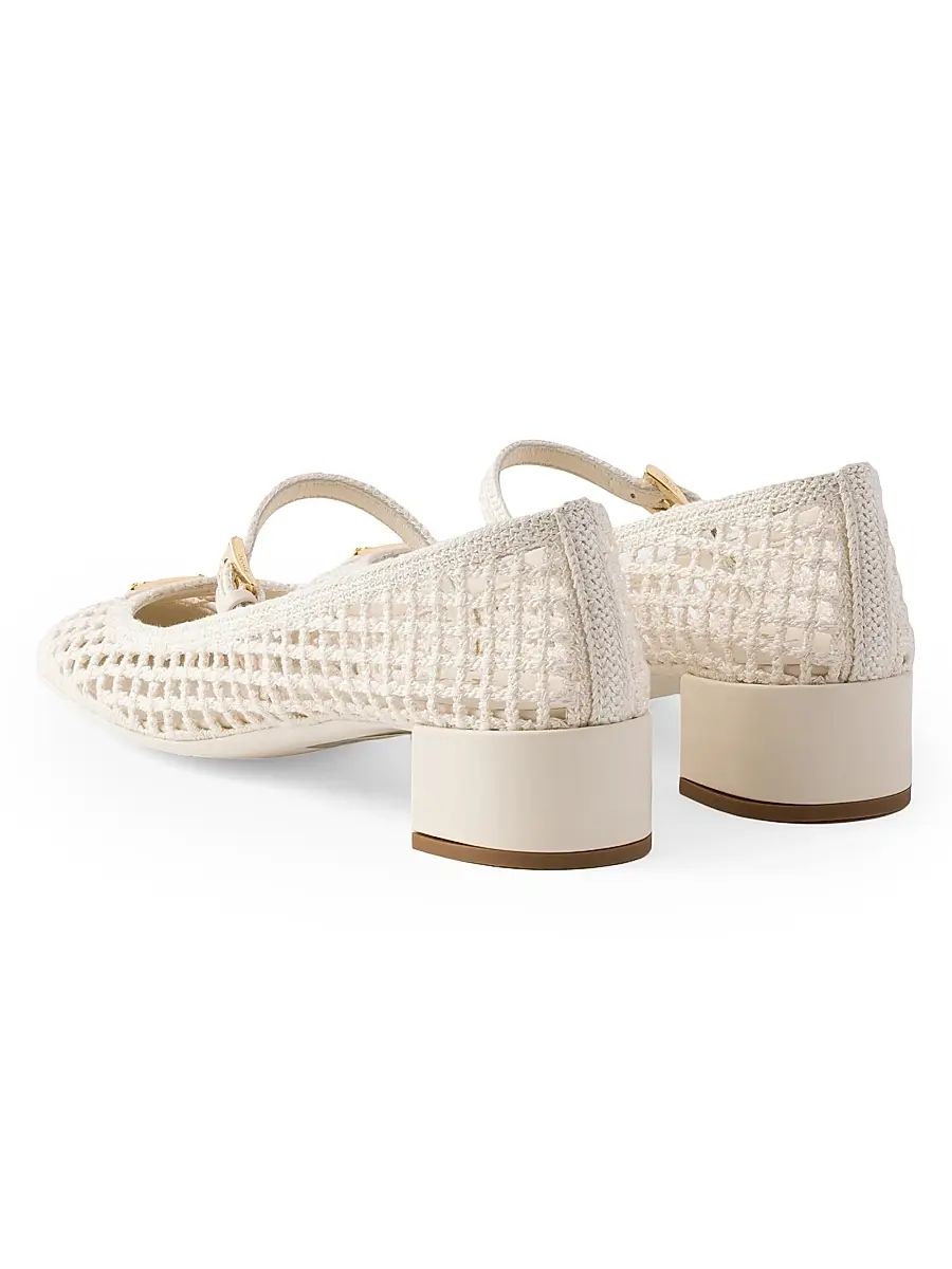 Prada Women's Crochet Pumps | Thumbnail 2