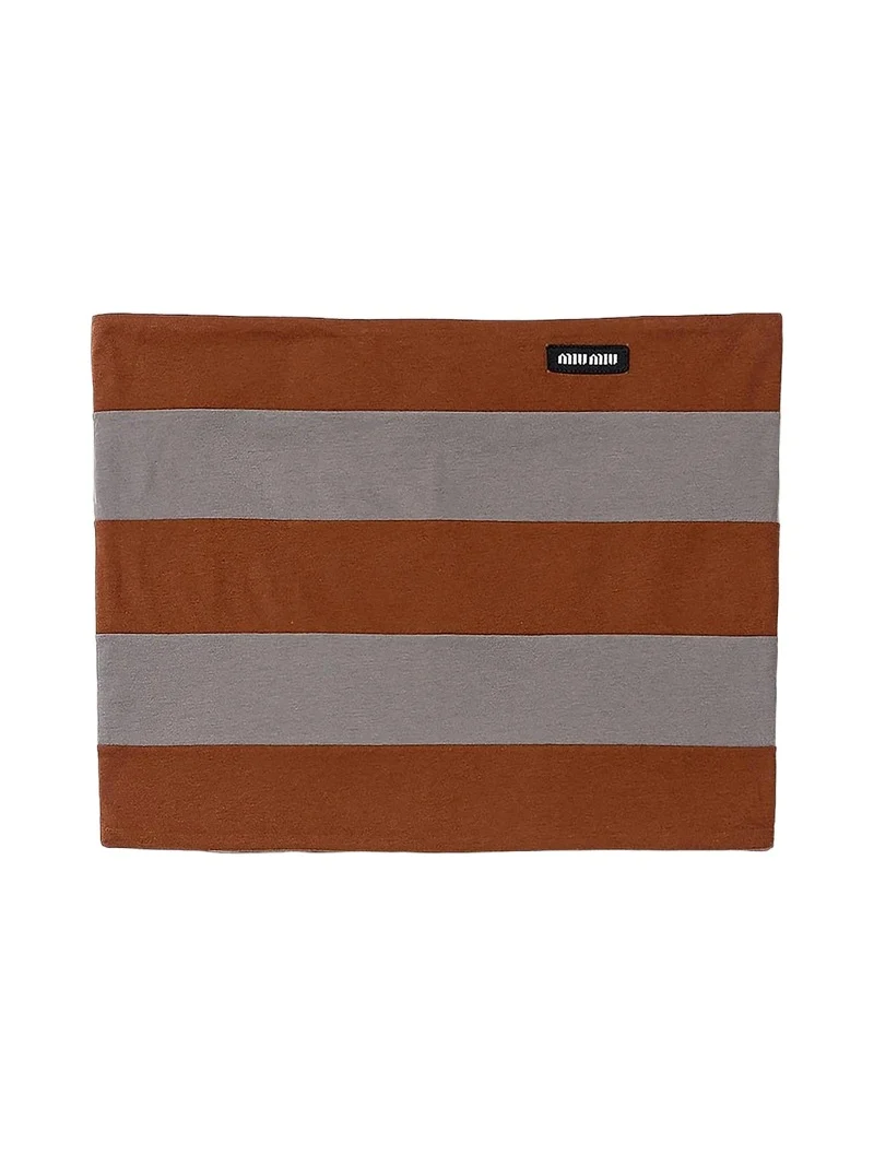 Miu Miu Women's Striped Jersey Top