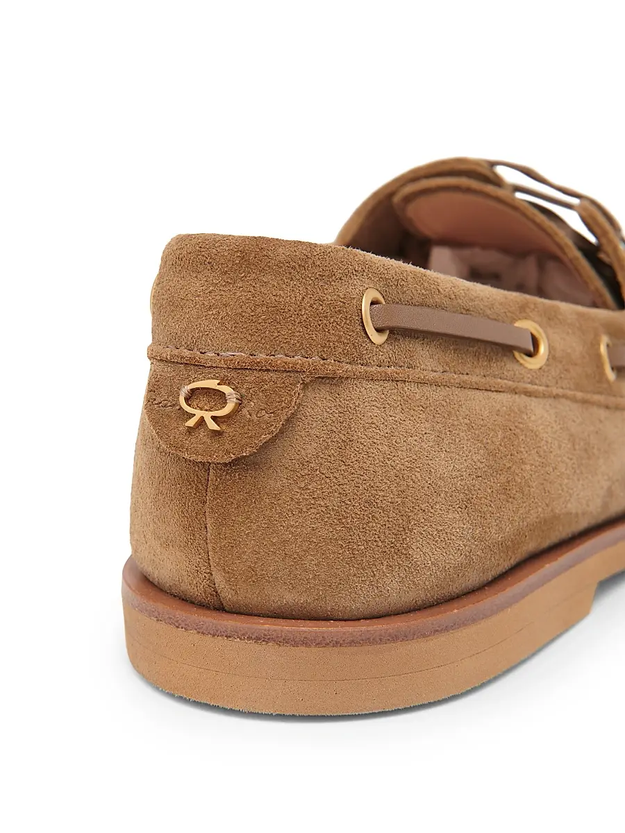 Gianvito Rossi Women's Suede Loafers | Thumbnail 5 Gianvito Rossi Women's Suede Loafers | Thumbnail 5