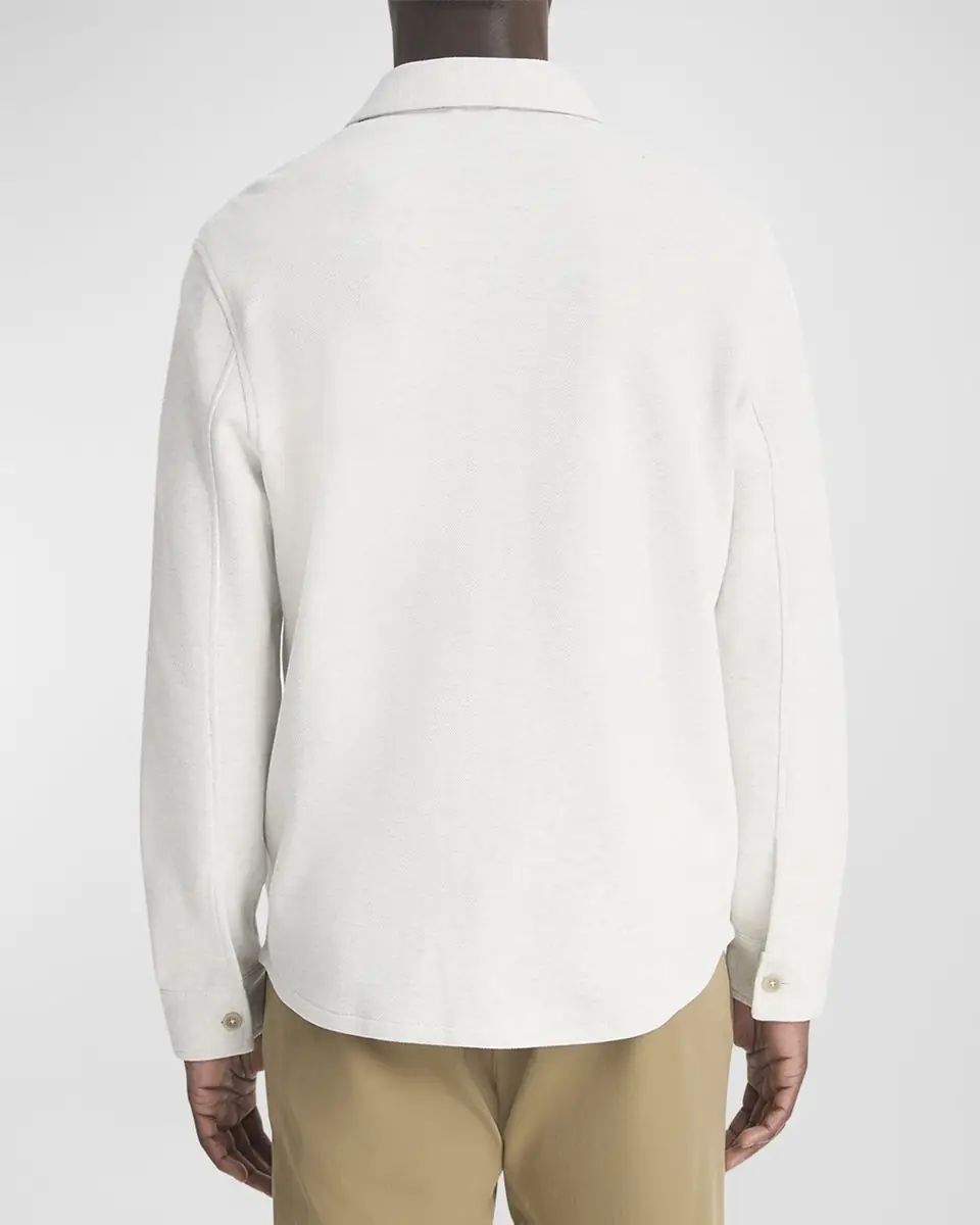 Vince Men's Solid 4-Pocket Shirt Jacket | Thumbnail 3 Vince Men's Solid 4-Pocket Shirt Jacket | Thumbnail 3