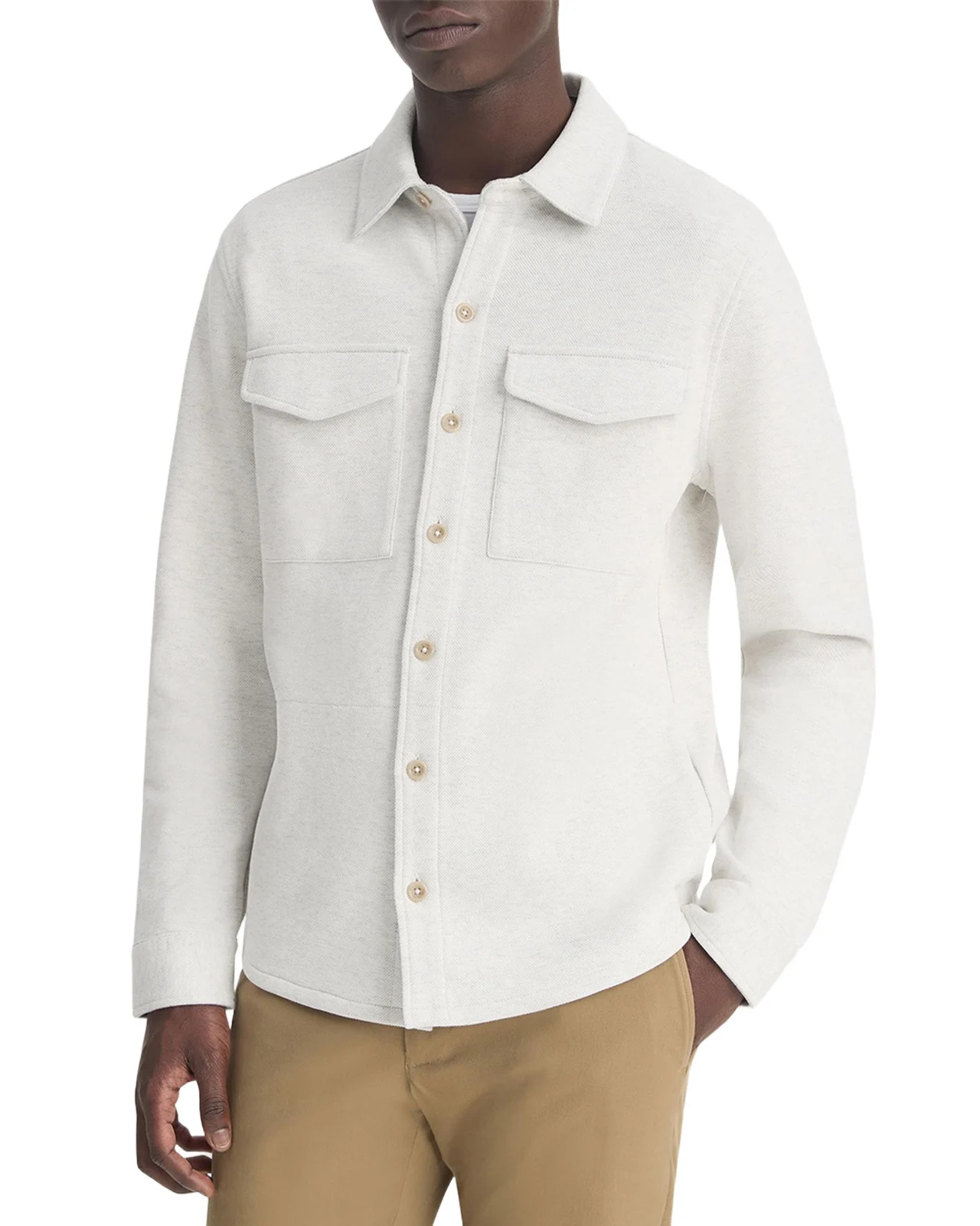 Vince Men's Solid 4-Pocket Shirt Jacket
