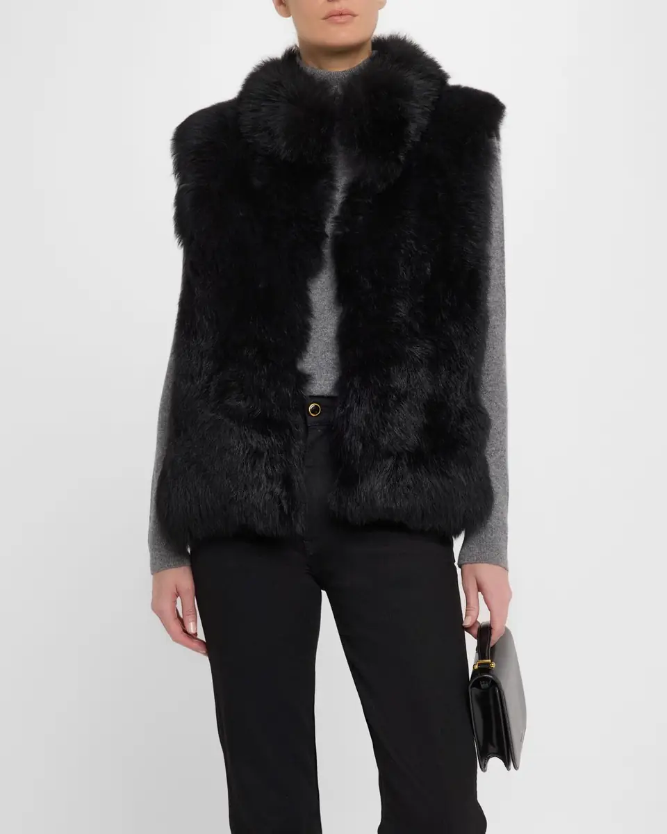 Gorski Select Lamb Shearling Vest | Thumbnail 4