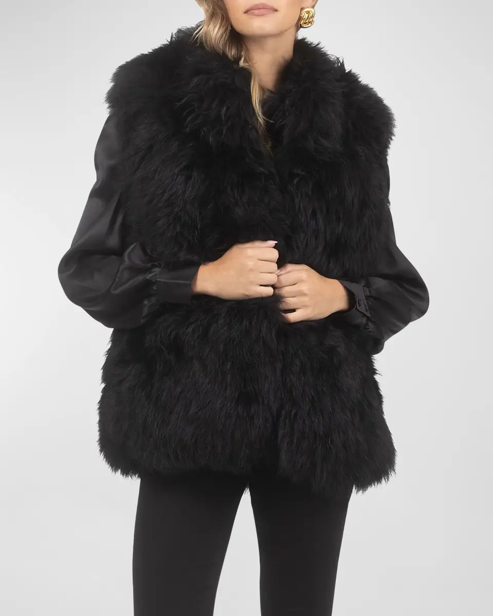 Gorski Select Lamb Shearling Vest | Thumbnail 7