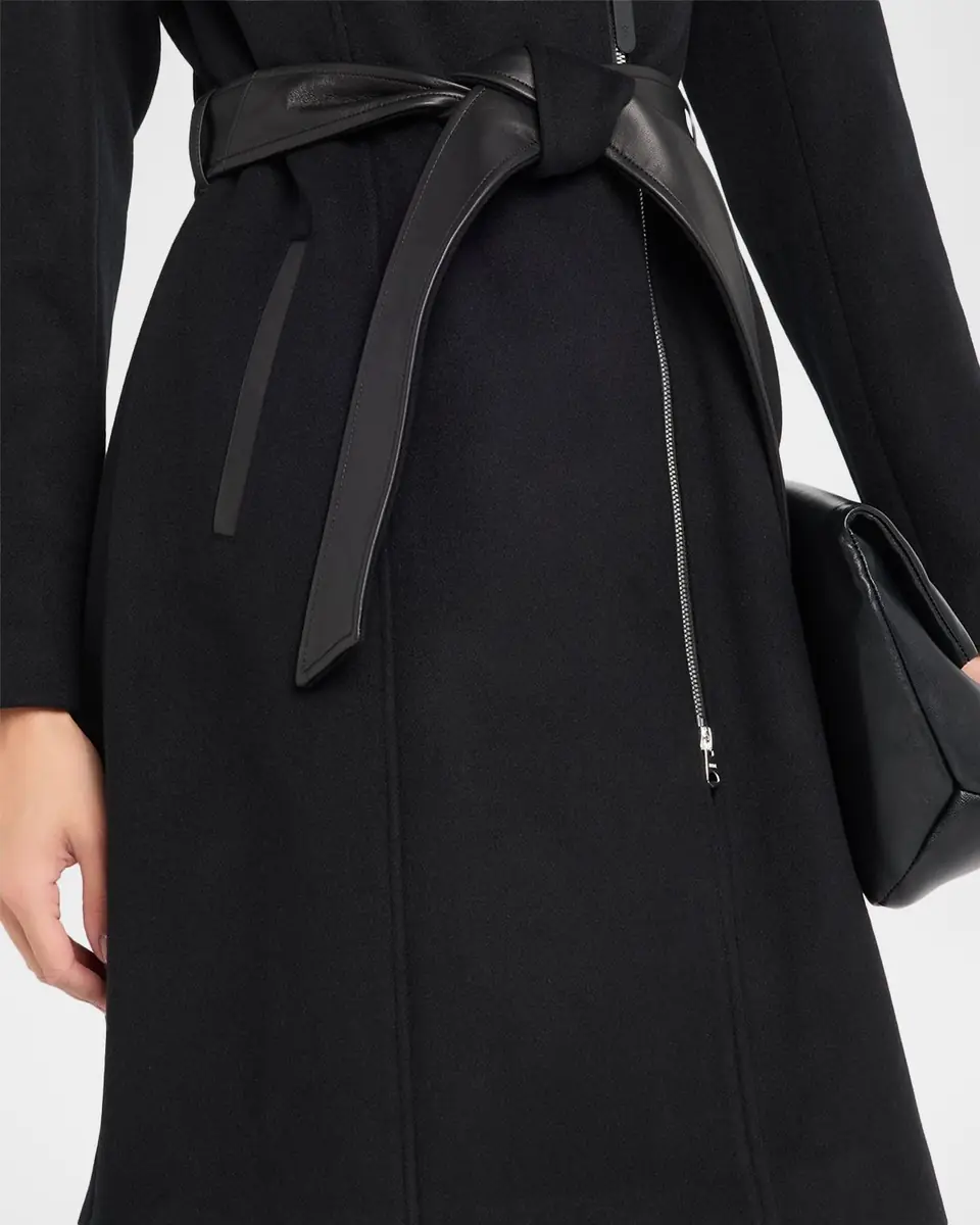Mackage Shia 2-in-1 Double-Face Wool Coat with Removable Bib | Thumbnail 5