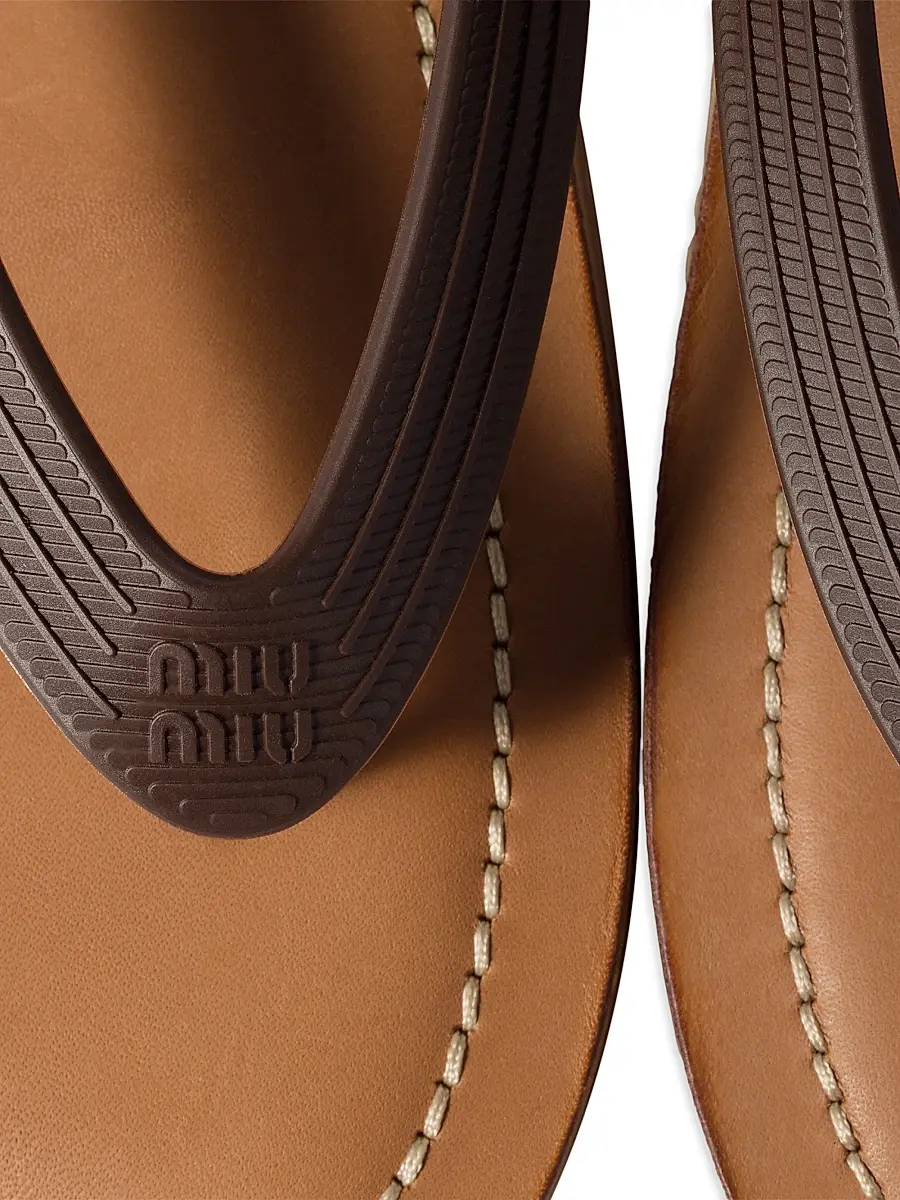 Miu Miu Women's Thong Sandals | Thumbnail 3
