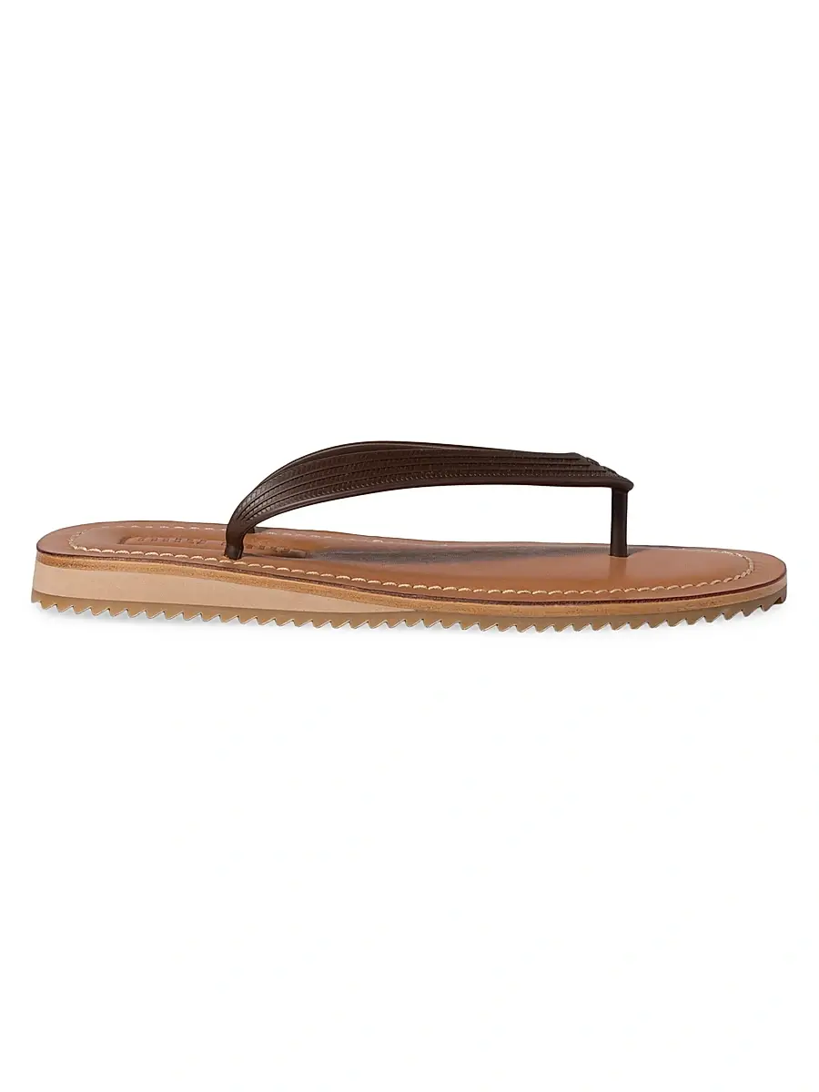Miu Miu Women's Thong Sandals - Brown - Size 5 | Image 1 Miu Miu Women's Thong Sandals - Brown - Size 5 | Image 1