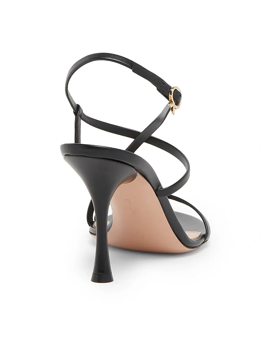 Gianvito Rossi Women's Glove 85MM Leather Slingback Sandals | Thumbnail 3 Gianvito Rossi Women's Glove 85MM Leather Slingback Sandals | Thumbnail 3