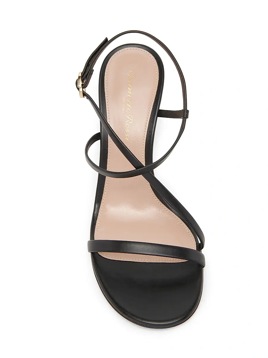 Gianvito Rossi Women's Glove 85MM Leather Slingback Sandals | Thumbnail 4 Gianvito Rossi Women's Glove 85MM Leather Slingback Sandals | Thumbnail 4