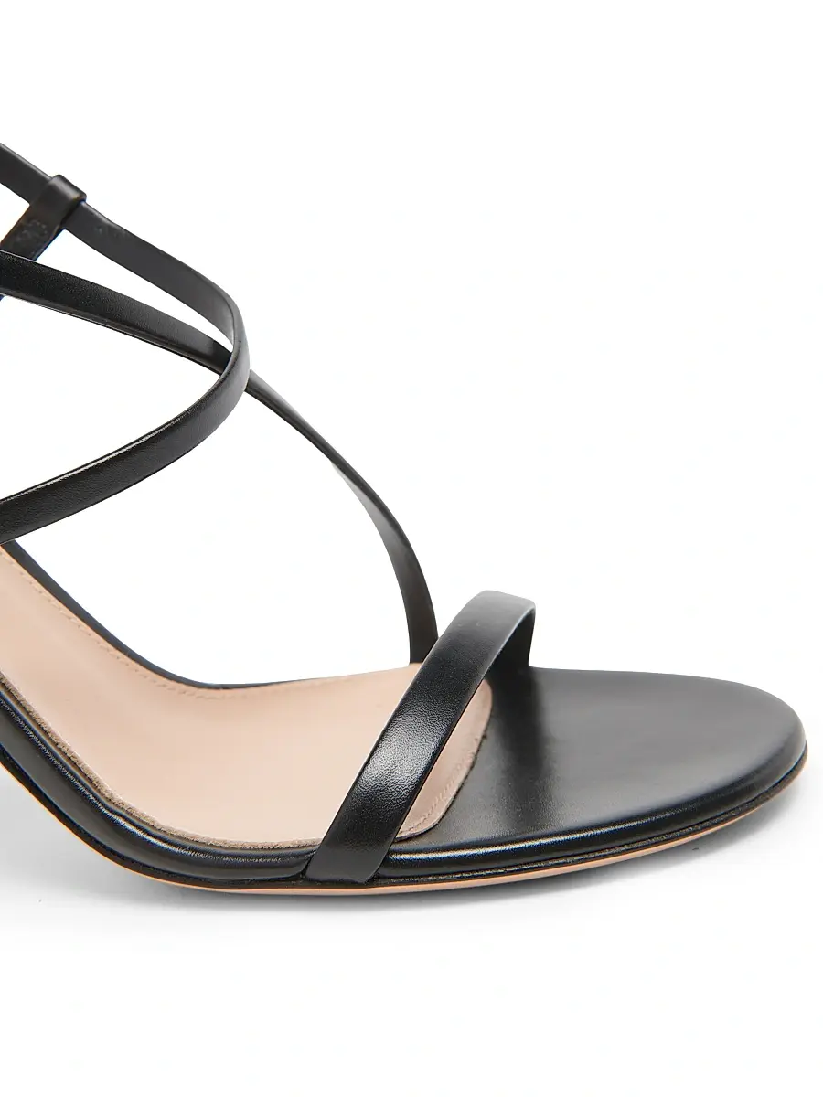 Gianvito Rossi Women's Glove 85MM Leather Slingback Sandals | Thumbnail 5 Gianvito Rossi Women's Glove 85MM Leather Slingback Sandals | Thumbnail 5