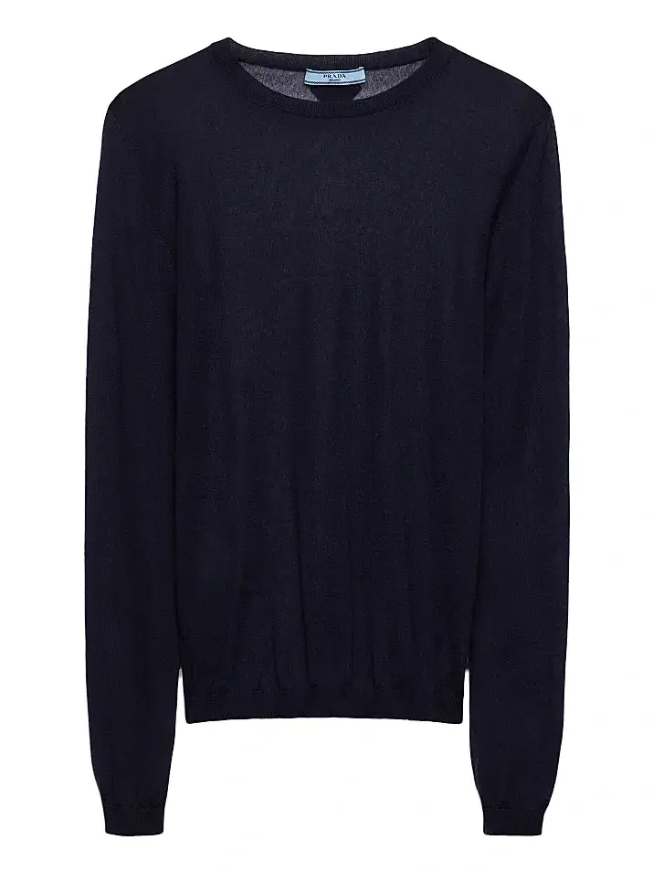 Women's Cashmere and Silk Crew-Neck Sweater