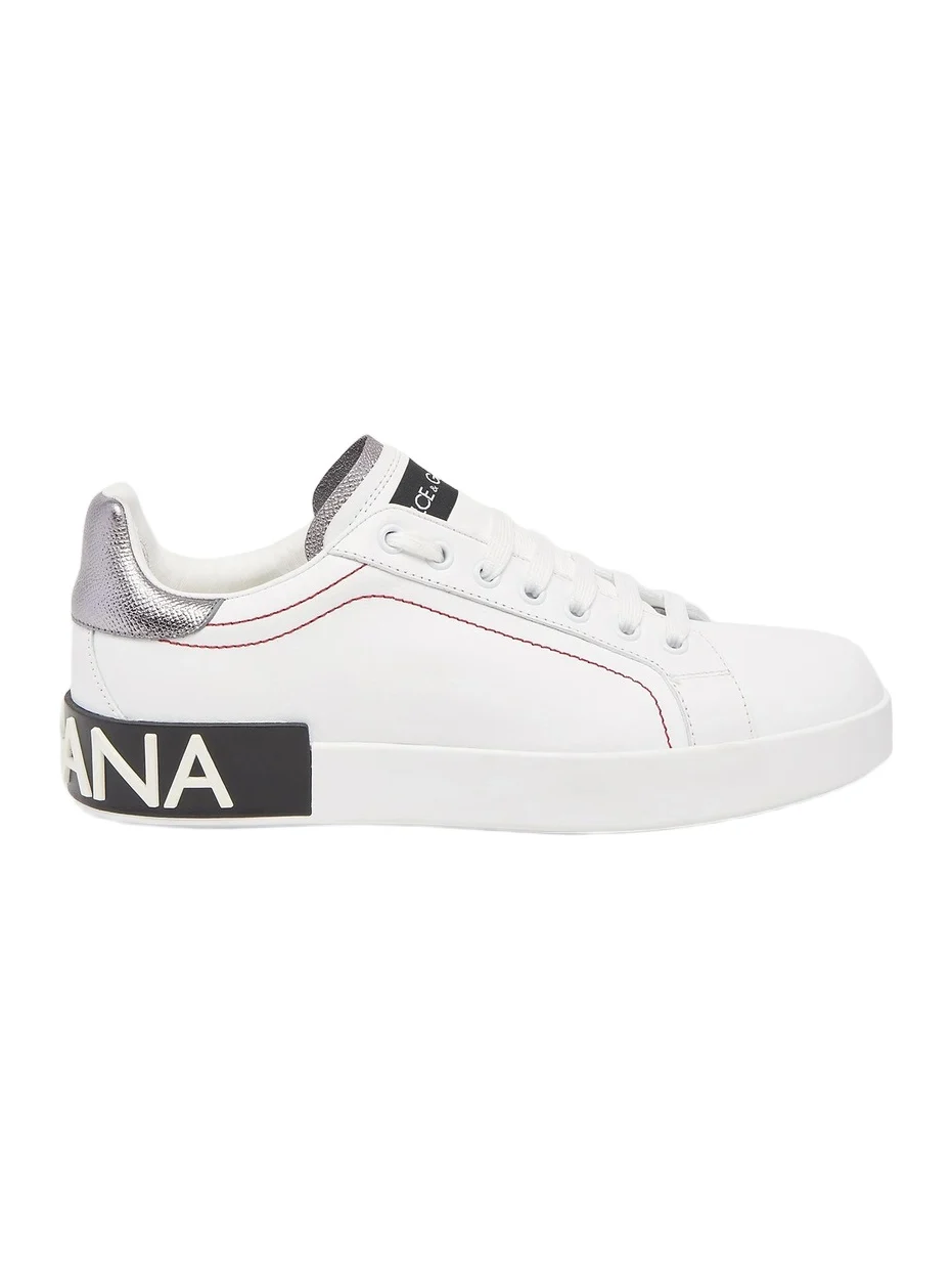 Women's Portofino Logo Leather Sneakers Women's Portofino Logo Leather Sneakers
