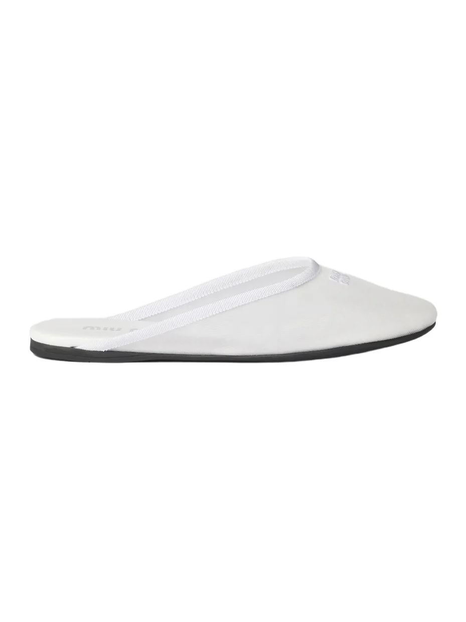 Miu Miu Women's Mesh Fabric Slippers