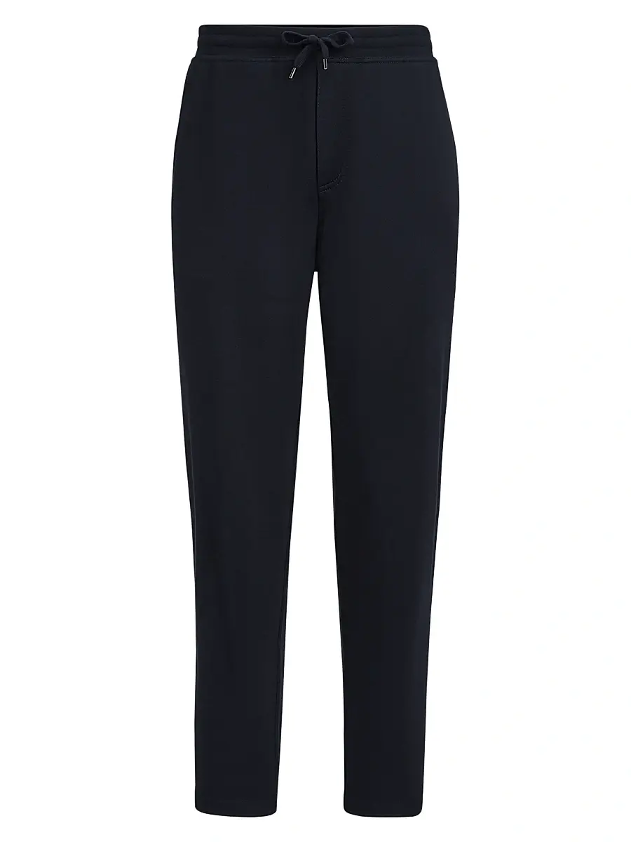 Brunello Cucinelli Men's Cashmere and Silk French Terry Trousers - Blue - Size XXXXL | Image 1 Brunello Cucinelli Men's Cashmere and Silk French Terry Trousers - Blue - Size XXXXL | Image 1