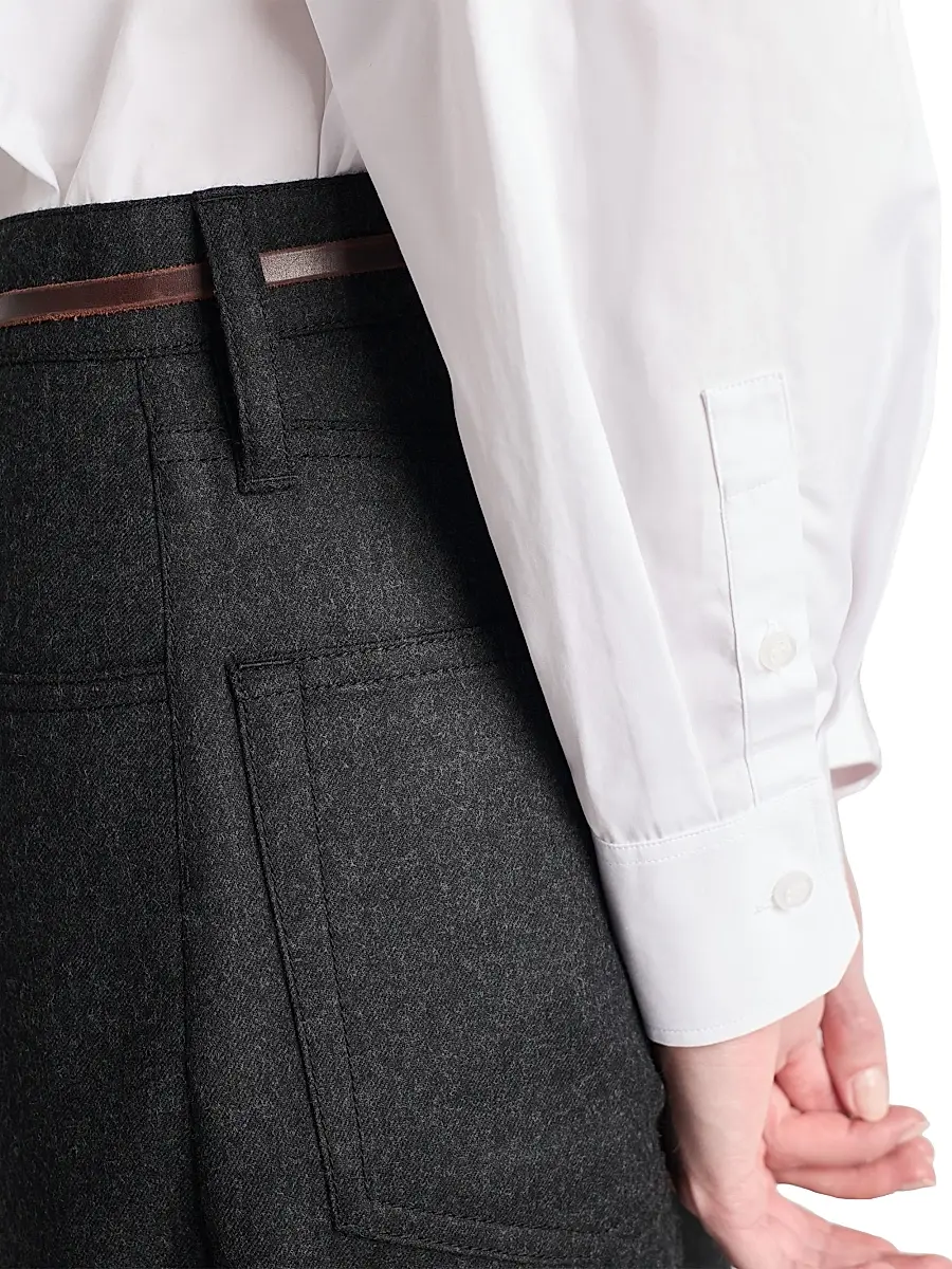 Prada Women's Poplin Shirt | Thumbnail 5 Prada Women's Poplin Shirt | Thumbnail 5