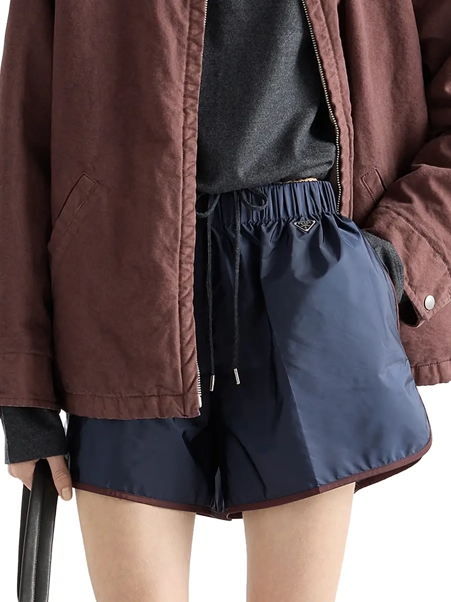 Prada Women's Re-Nylon Shorts | Thumbnail 2 Prada Women's Re-Nylon Shorts | Thumbnail 2