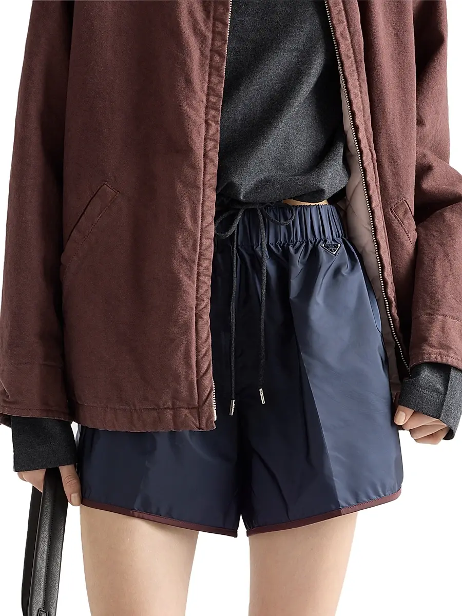 Prada Women's Re-Nylon Shorts | Thumbnail 4 Prada Women's Re-Nylon Shorts | Thumbnail 4