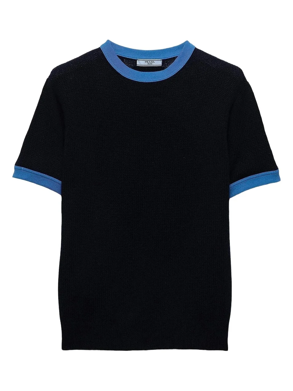 Women's Short-Sleeved Cashmere Sweater