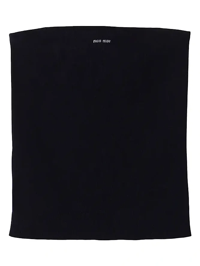 Miu Miu Women's Cotton Knit Tube Top