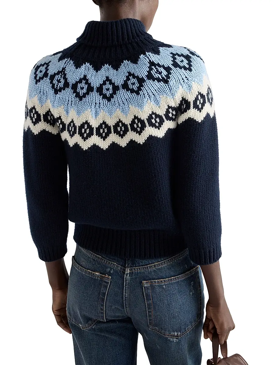 Prada Women's Wool and Cashmere Sweater | Thumbnail 3 Prada Women's Wool and Cashmere Sweater | Thumbnail 3