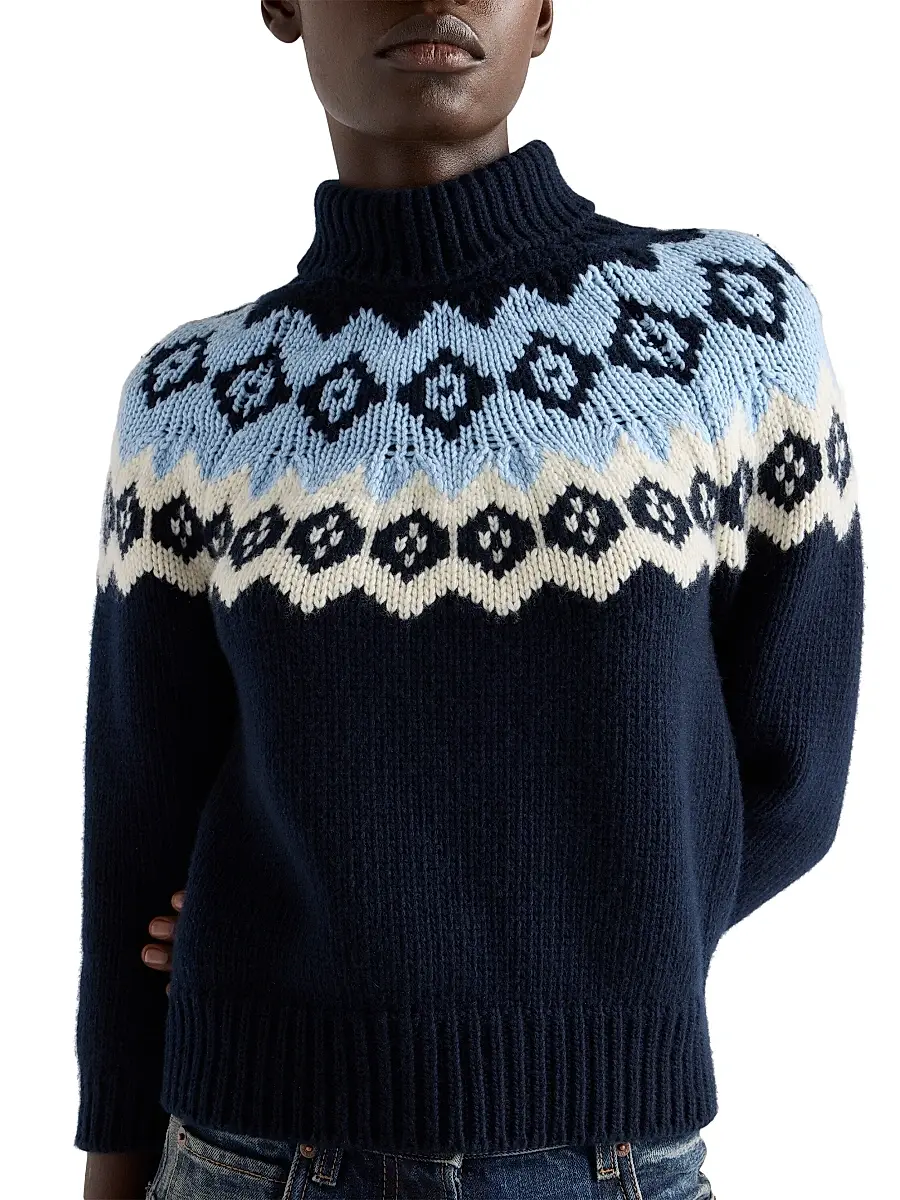 Prada Women's Wool and Cashmere Sweater | Thumbnail 4 Prada Women's Wool and Cashmere Sweater | Thumbnail 4