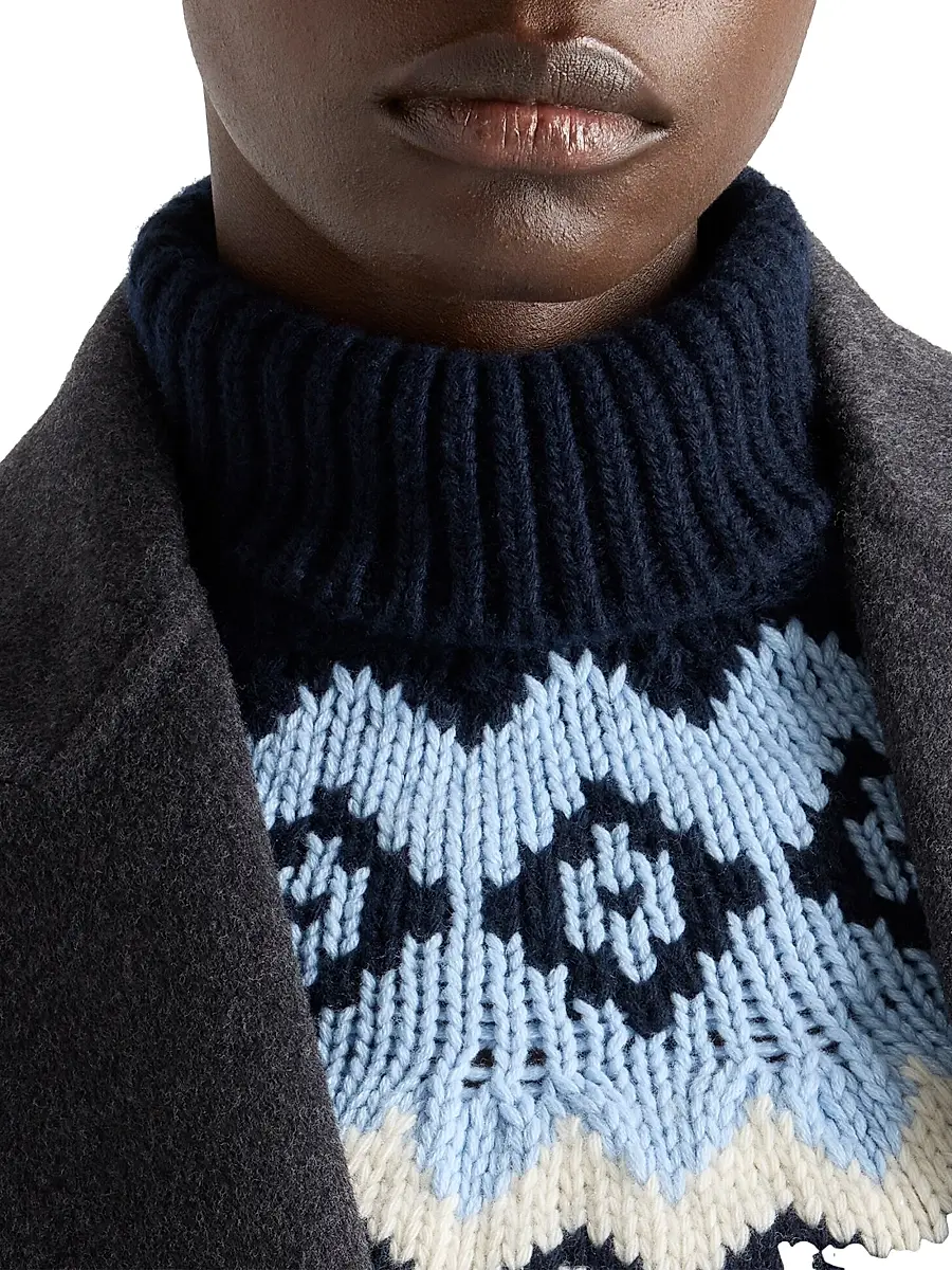Prada Women's Wool and Cashmere Sweater | Thumbnail 5 Prada Women's Wool and Cashmere Sweater | Thumbnail 5