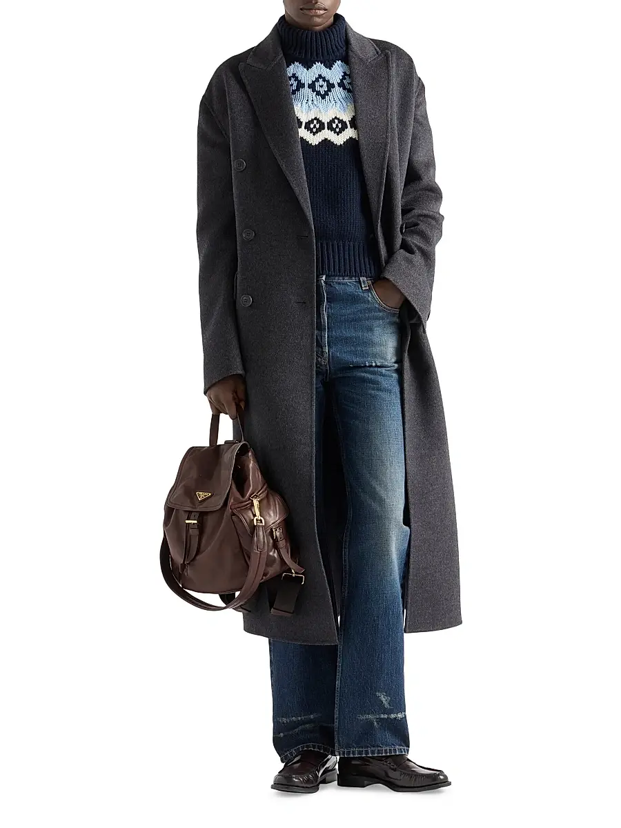 Prada Women's Wool and Cashmere Sweater | Thumbnail 6 Prada Women's Wool and Cashmere Sweater | Thumbnail 6