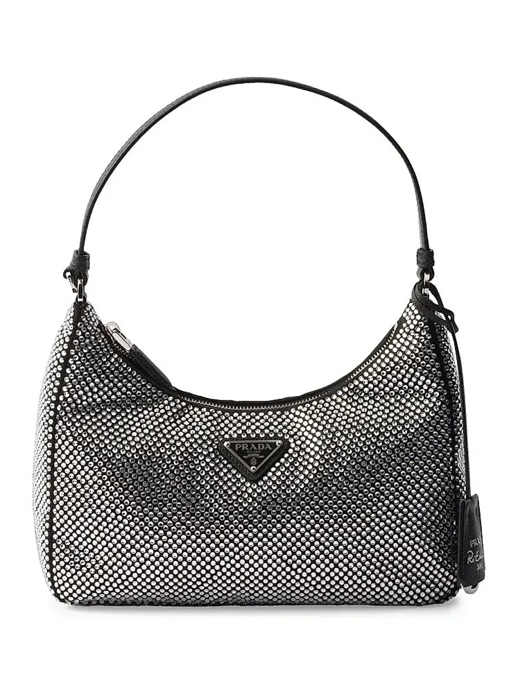 Women's Re-Edition 2005 Crystal-Studded Satin Mini-Bag