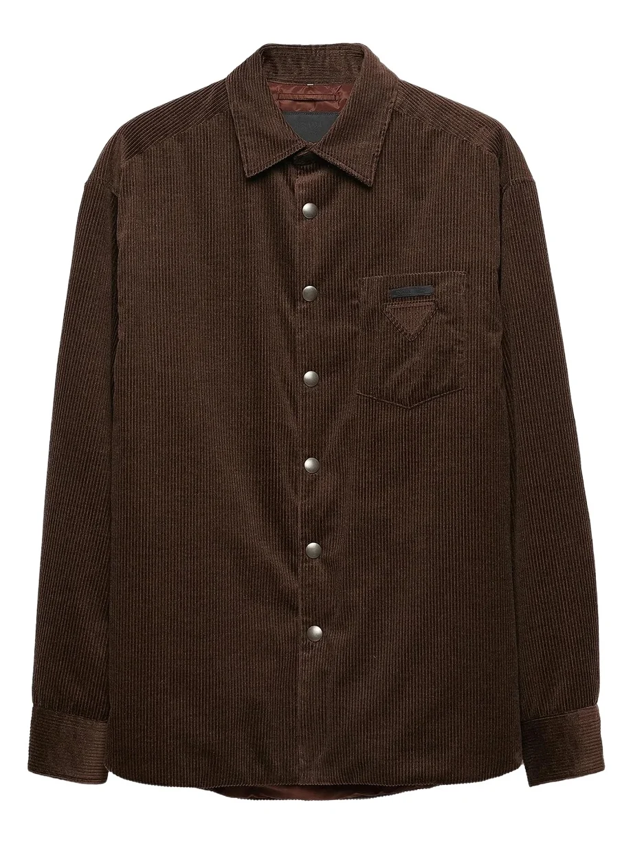 Prada Men's Corduroy Shirt