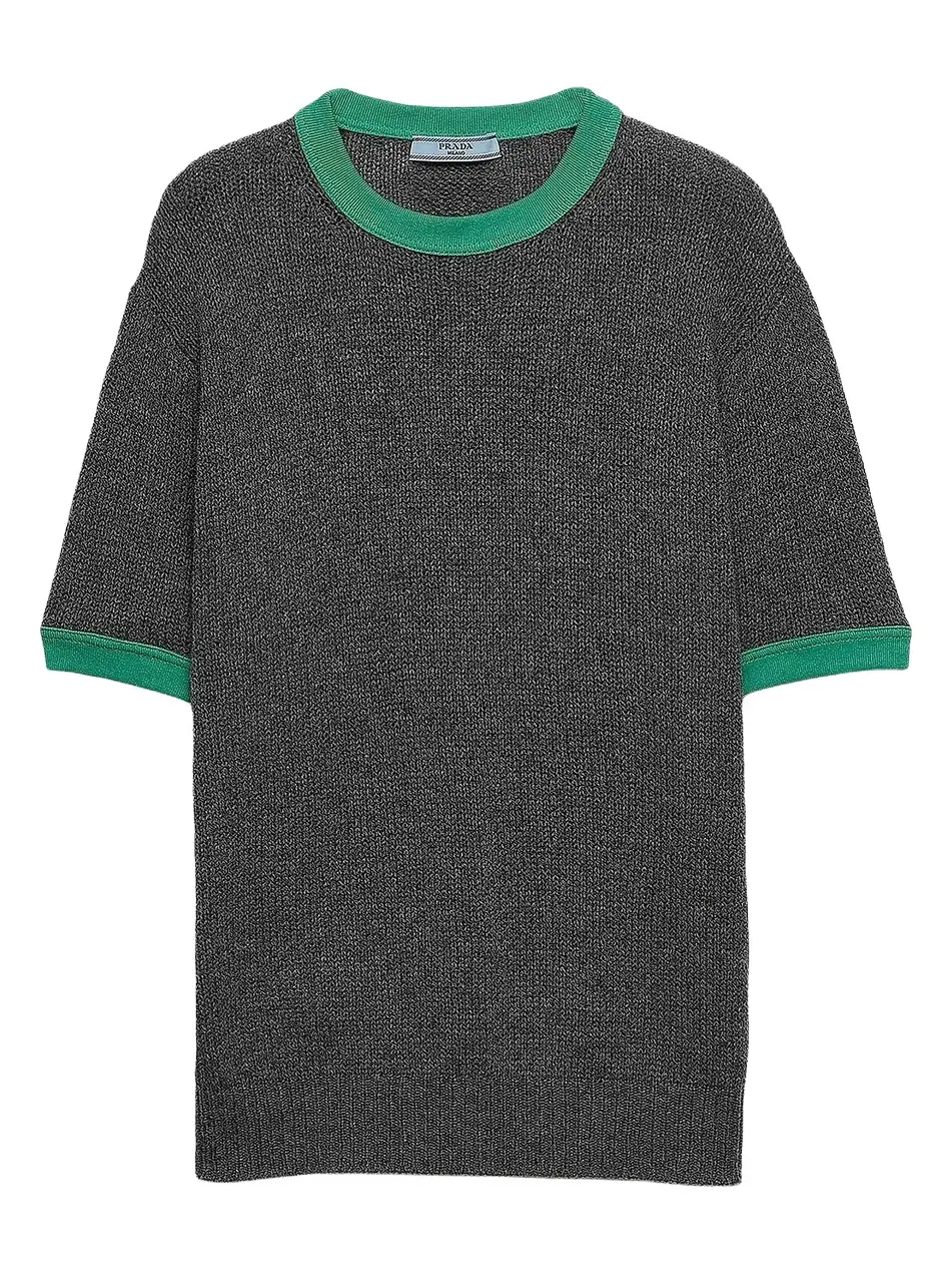 Prada Women's Short-Sleeved Cashmere Sweater