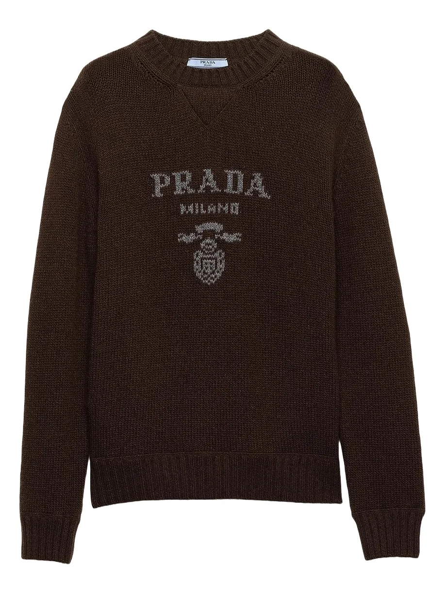 Women's Cashmere and Wool Crew-Neck Sweater