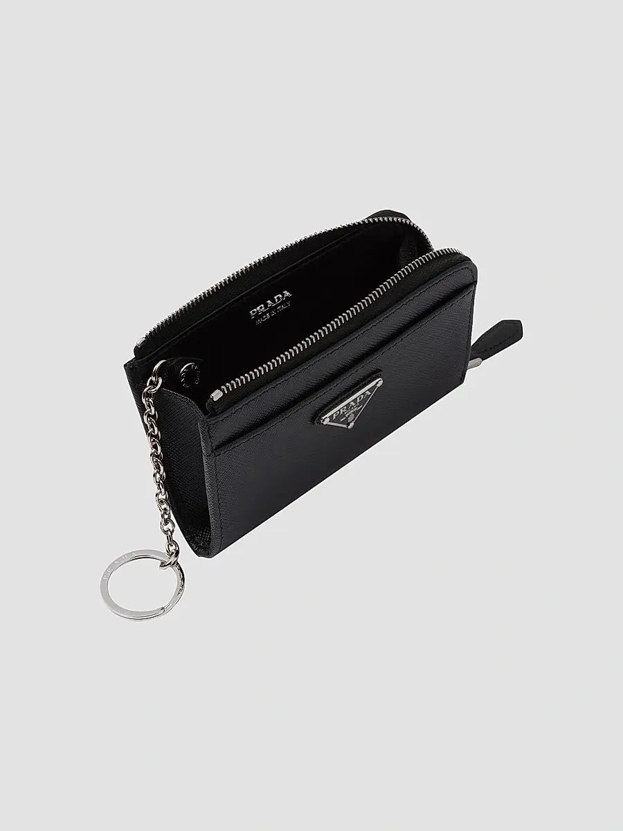 Prada Women's Saffiano Keychain Card Case | Thumbnail 2