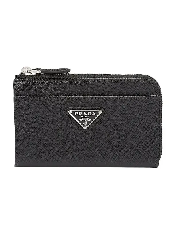 Women's Saffiano Keychain Card Case Women's Saffiano Keychain Card Case