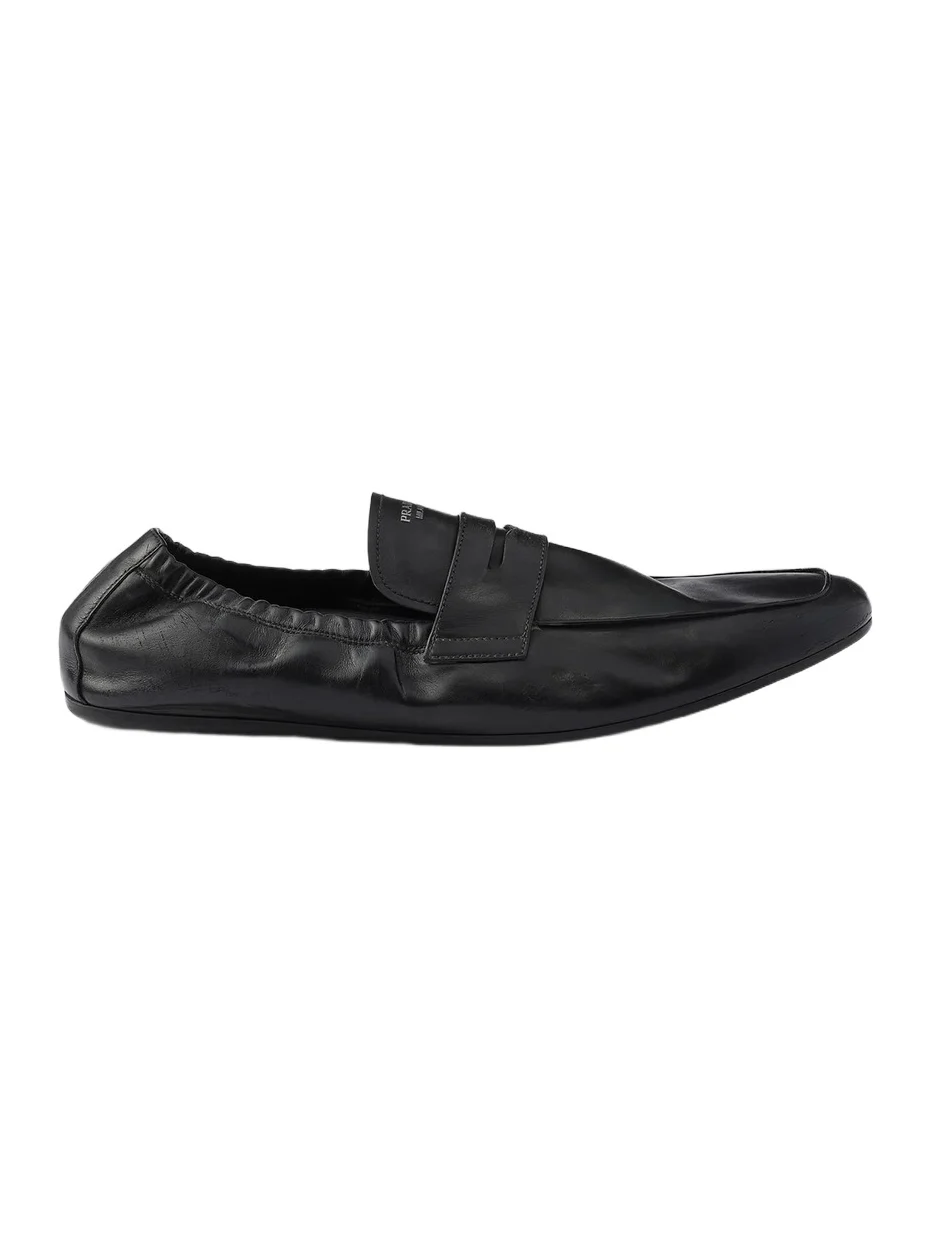 Men's Shuffle Antiqued Leather Loafers
