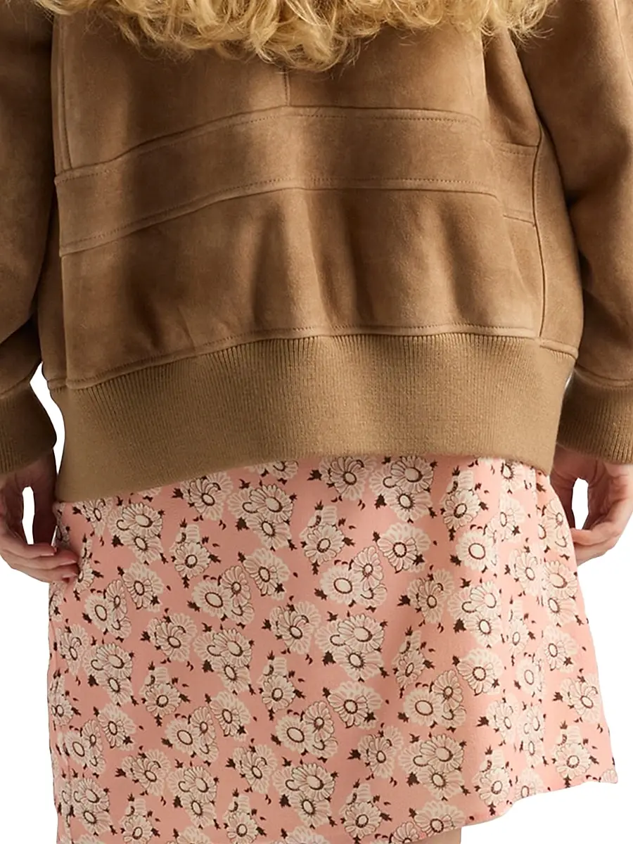 Prada Women's Floral Print Georgette Skirt - Pink | Thumbnail 4 Prada Women's Floral Print Georgette Skirt - Pink | Thumbnail 4